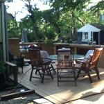 Deck, built from Trexx